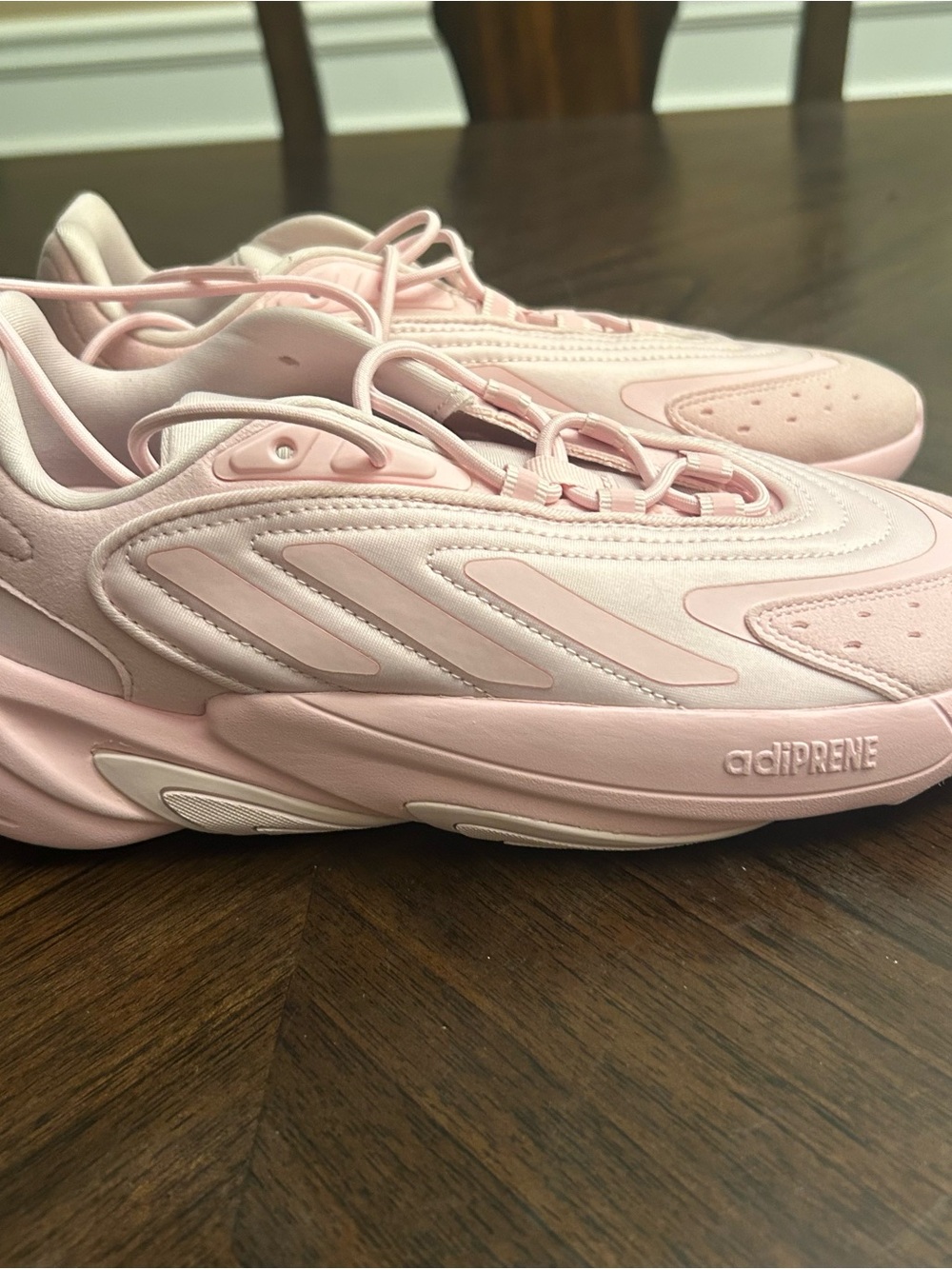 Adidas Originals Ozelia Clear Pink/Core Black/Clear Pink 6.5 Big kids New - Picture 4 of 12